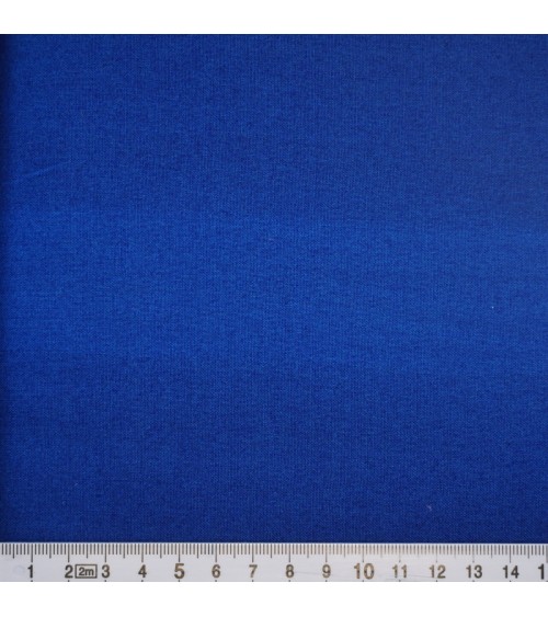 Tissu coton faux-uni bleu