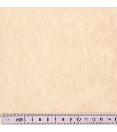 Tissu batik avec lignes beige