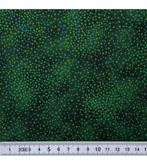 Tissu coton avec pois vert clair