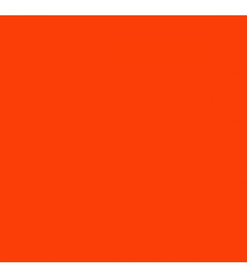 Tissu coton uni orange flamboyant
