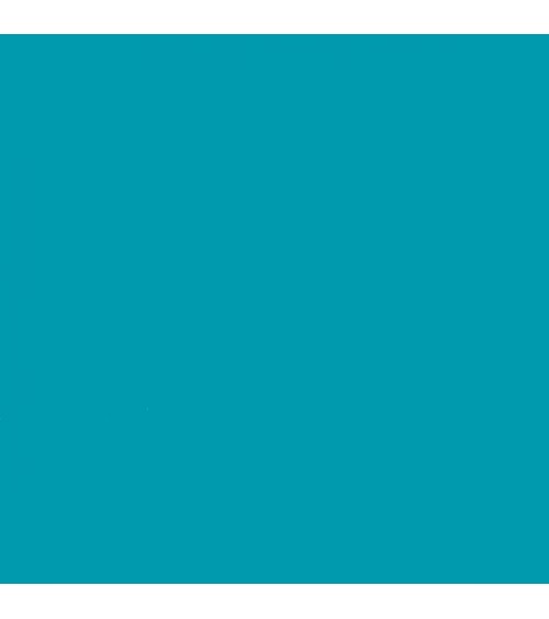Tissu coton uni turquoise