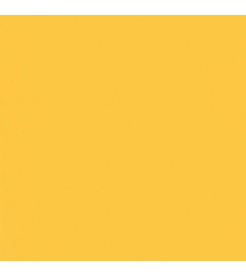 Tissu coton uni jaune éclatant