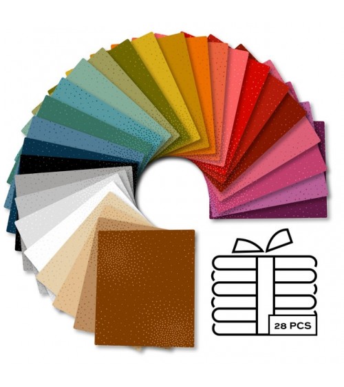 Assortiment de tissus coton Spritz 2, fat quarters